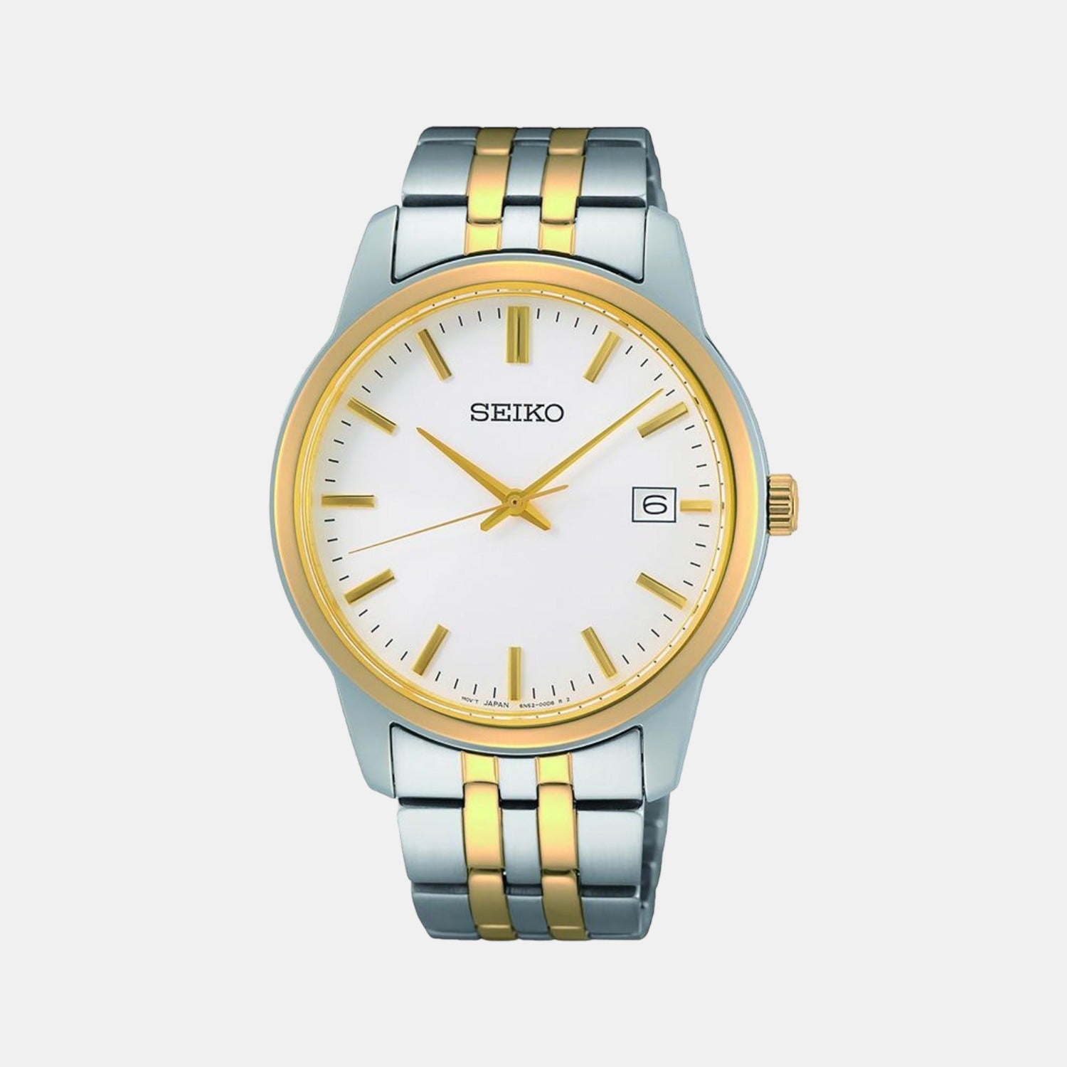 Seiko Round White Analog watch