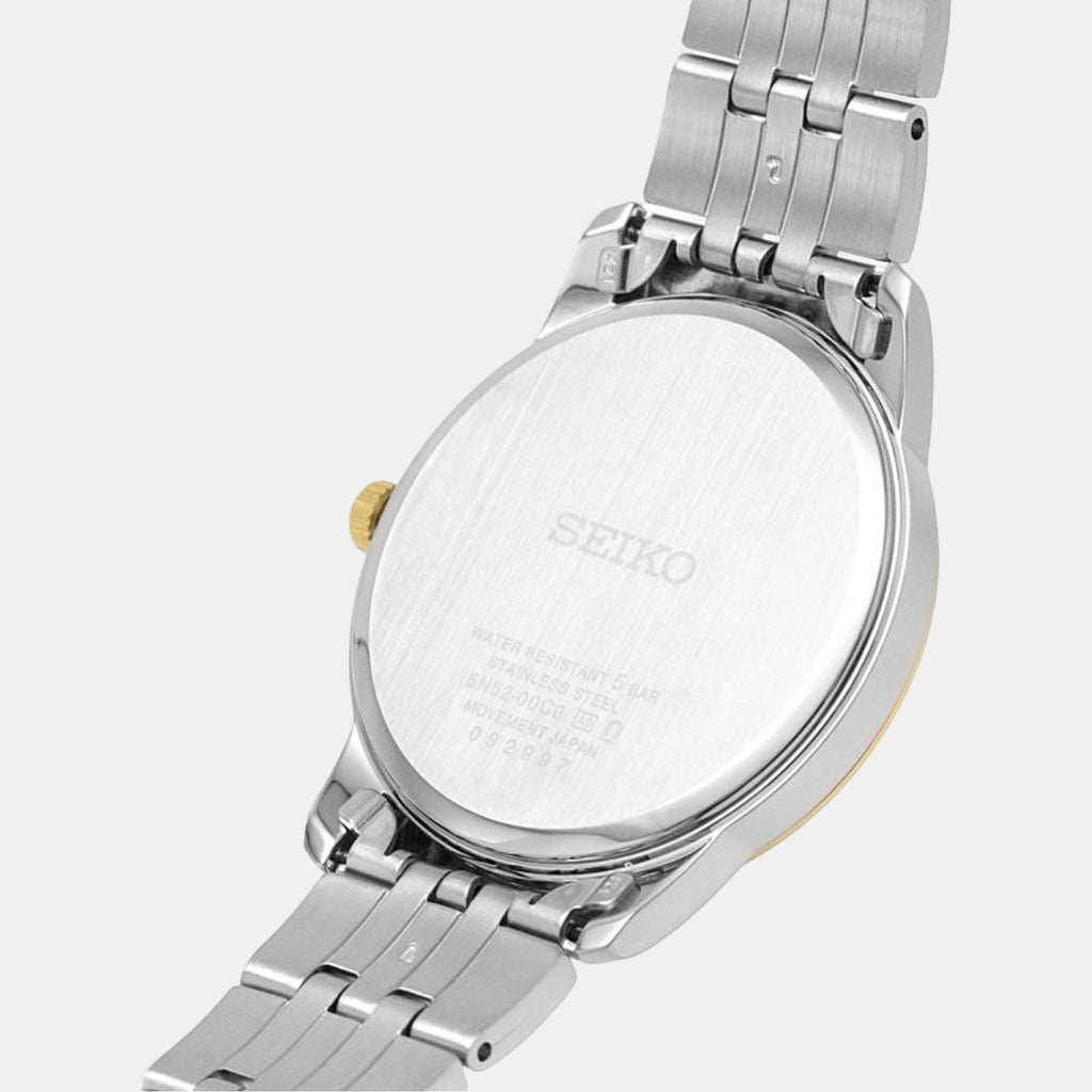 Seiko Men Round White watch