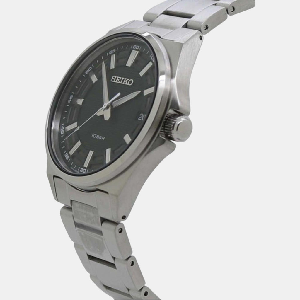 Seiko Men Round Green watch