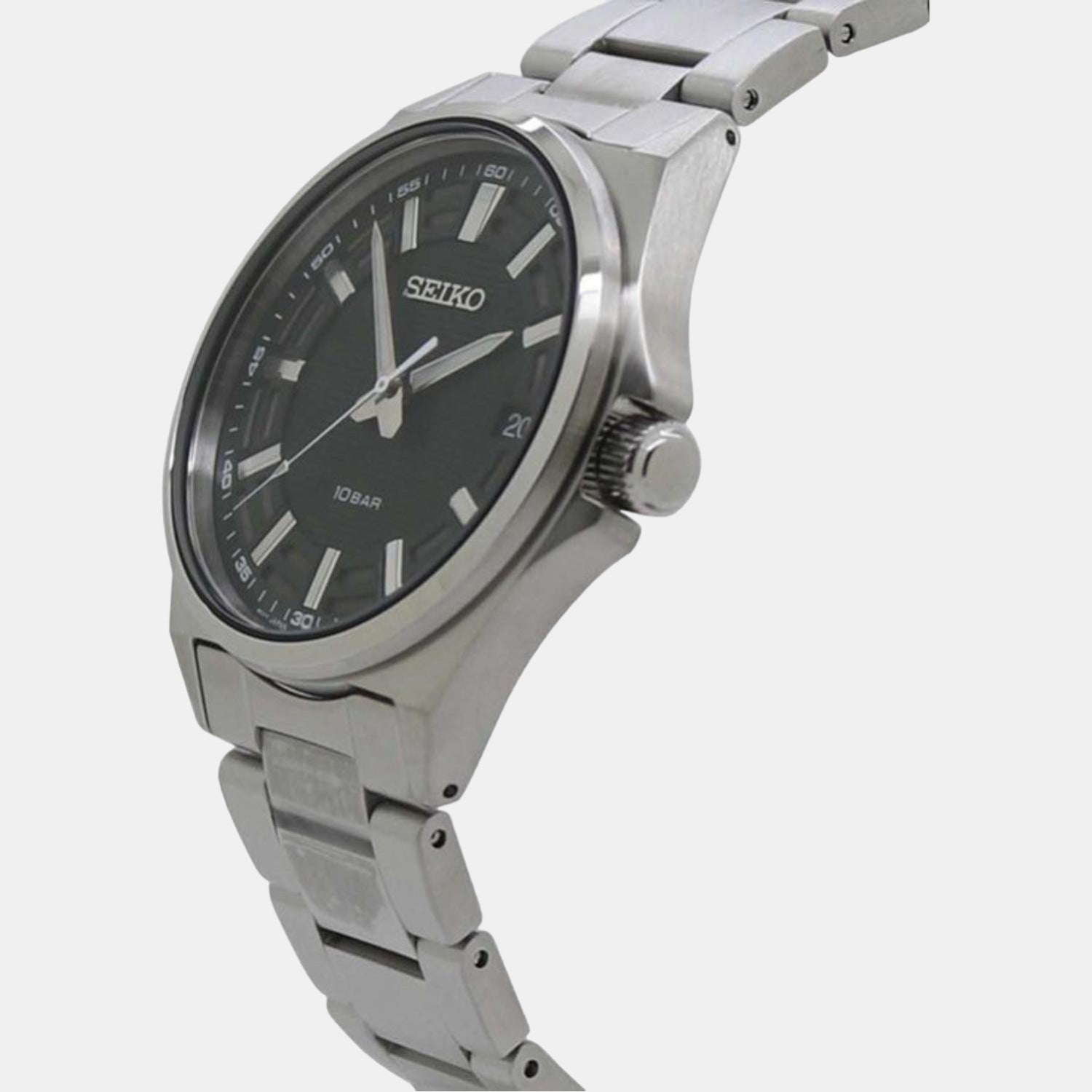 Seiko Men Round Green watch