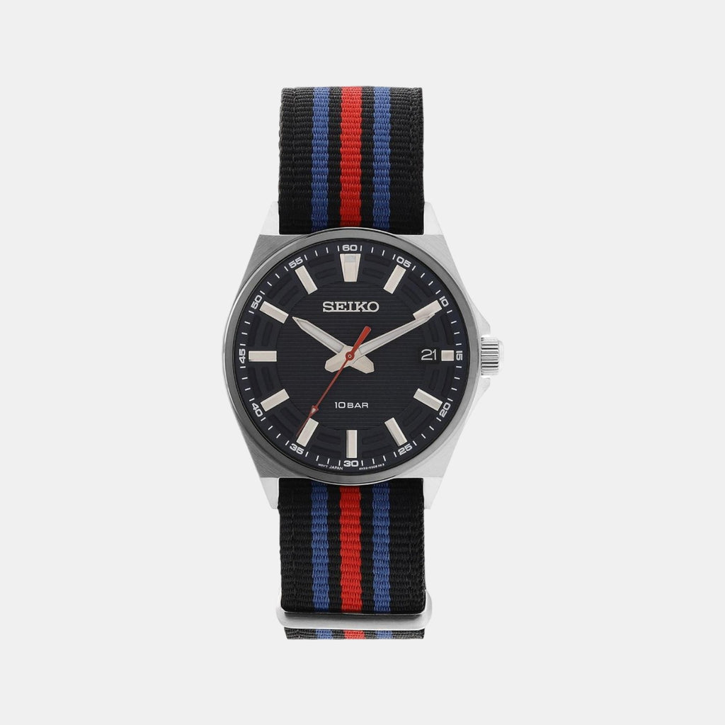 Seiko Round Black Analog watch