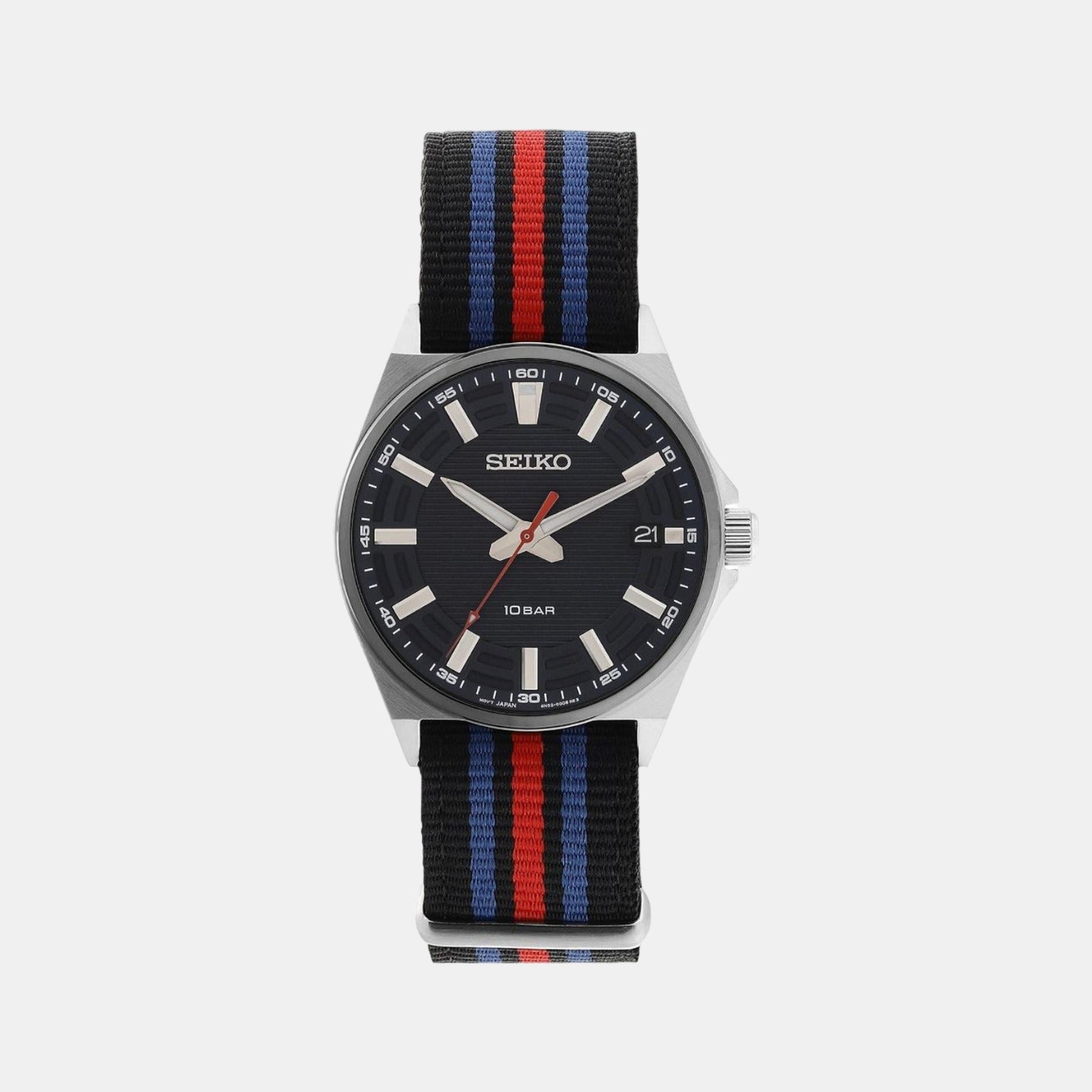 Seiko Round Black Analog watch
