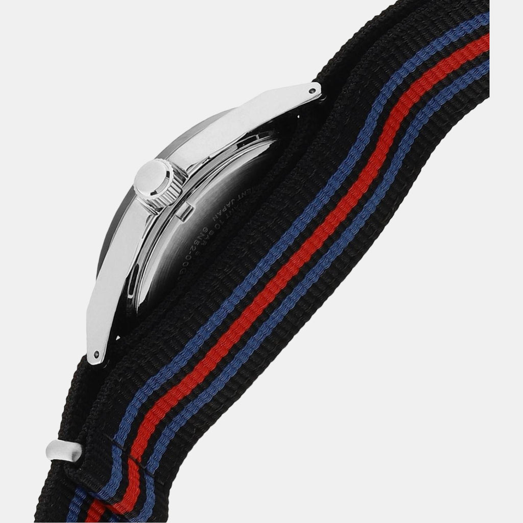 Seiko Men Round Black watch