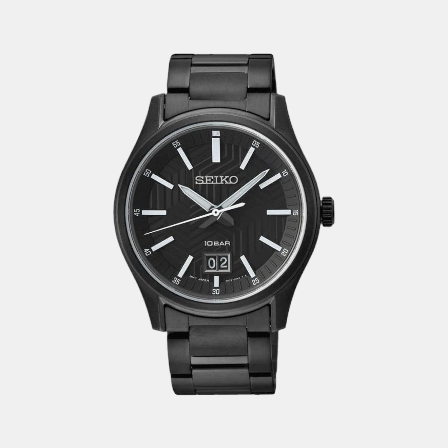 Seiko Round Black Analog watch