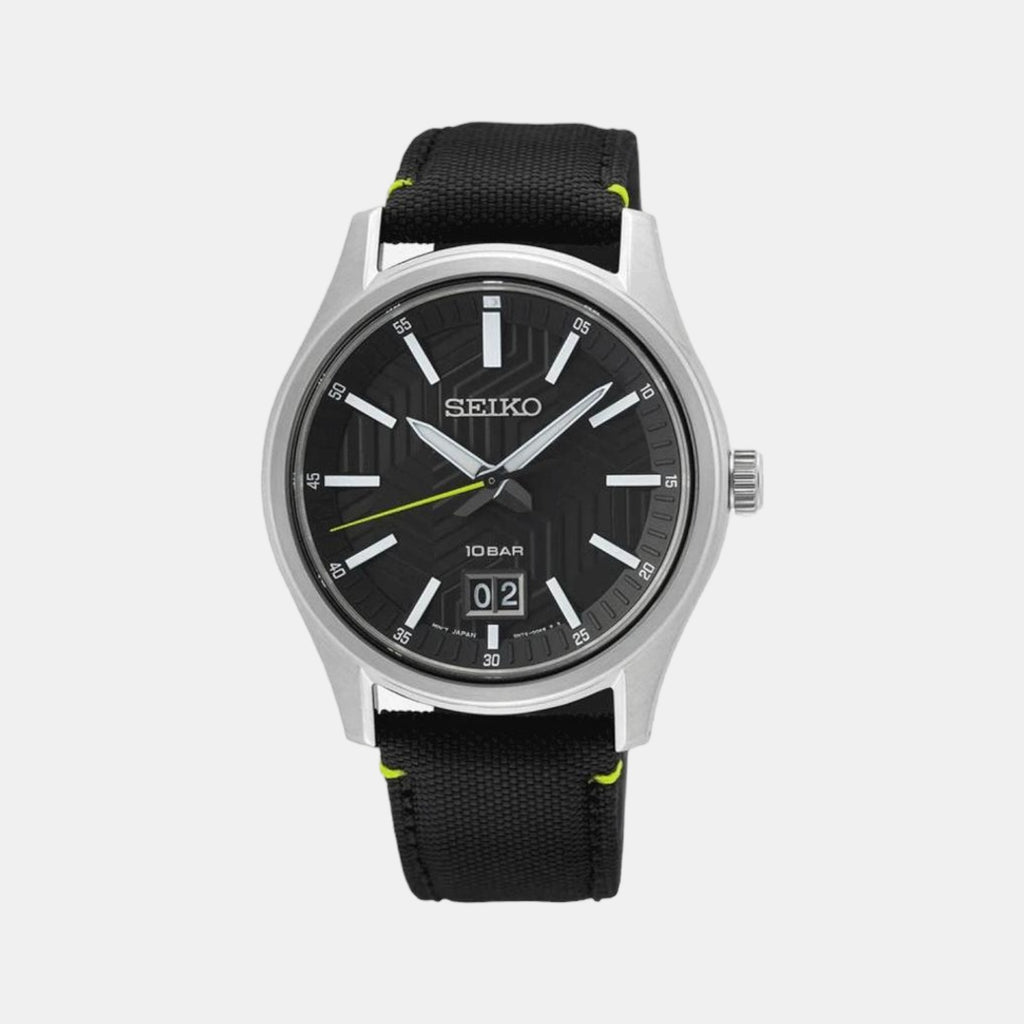 Seiko Round Black Analog watch
