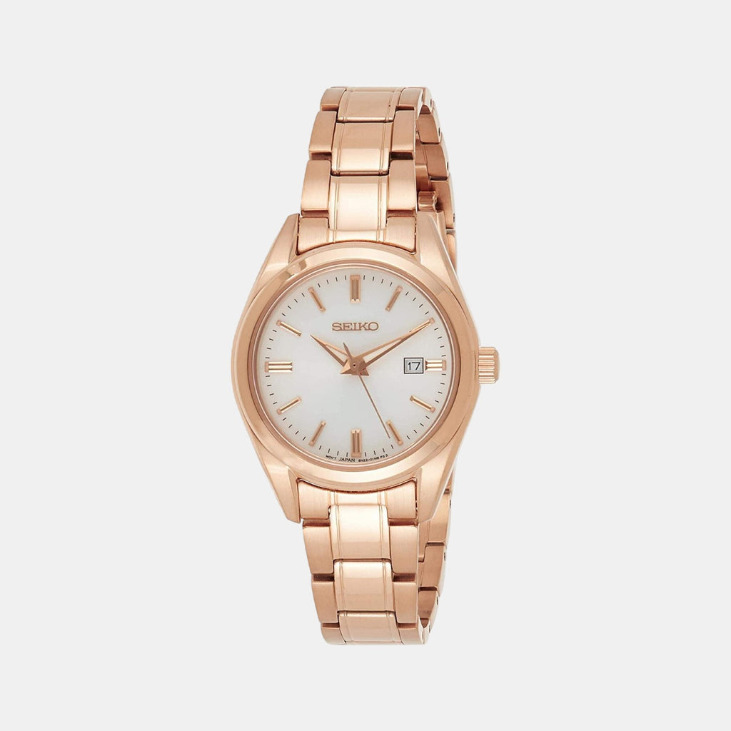 Seiko Round White Analog watch