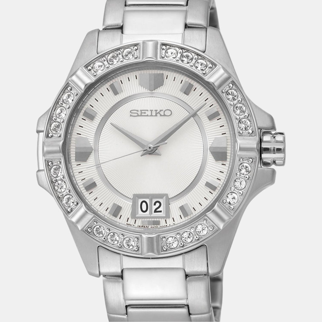 Seiko Women Round White watch