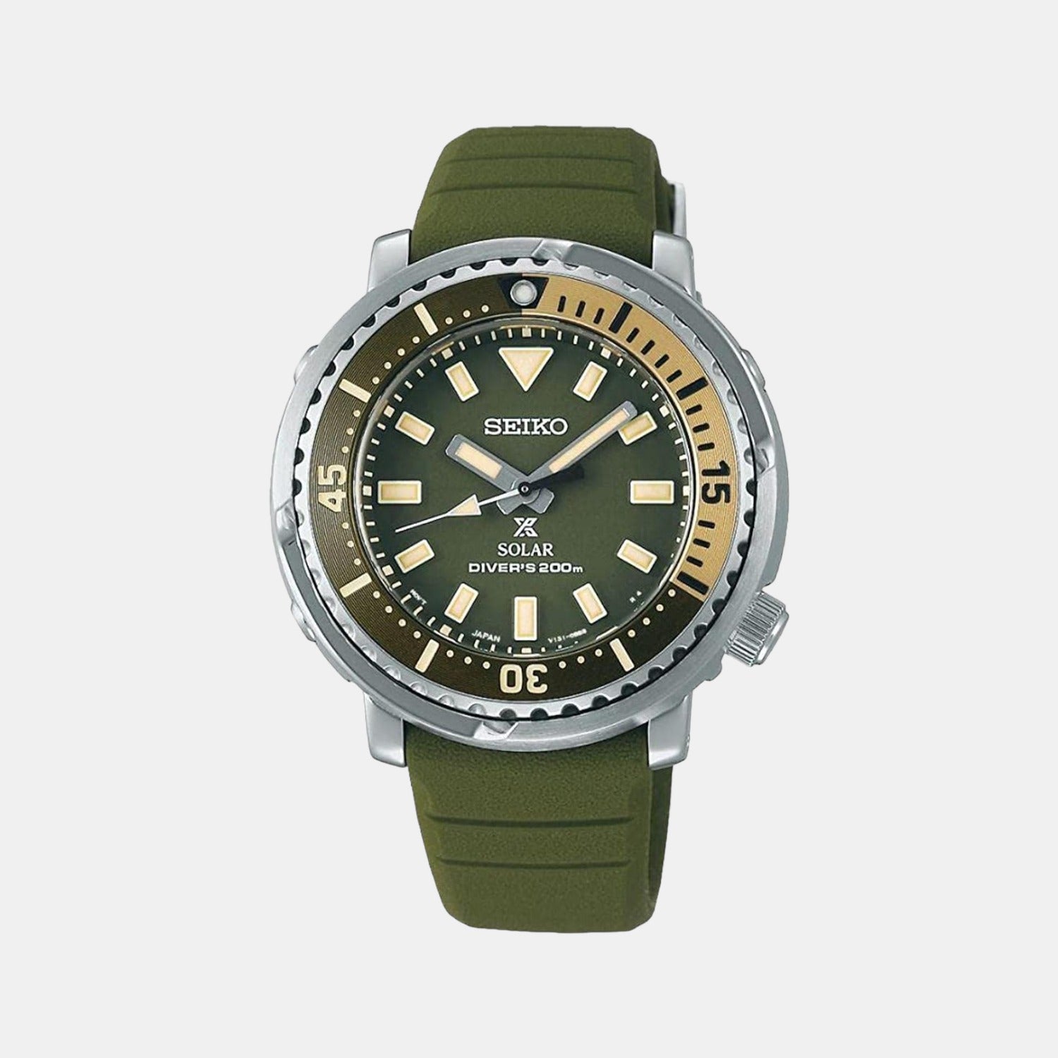 Male Green Analog Silicon Watch SUT405P1