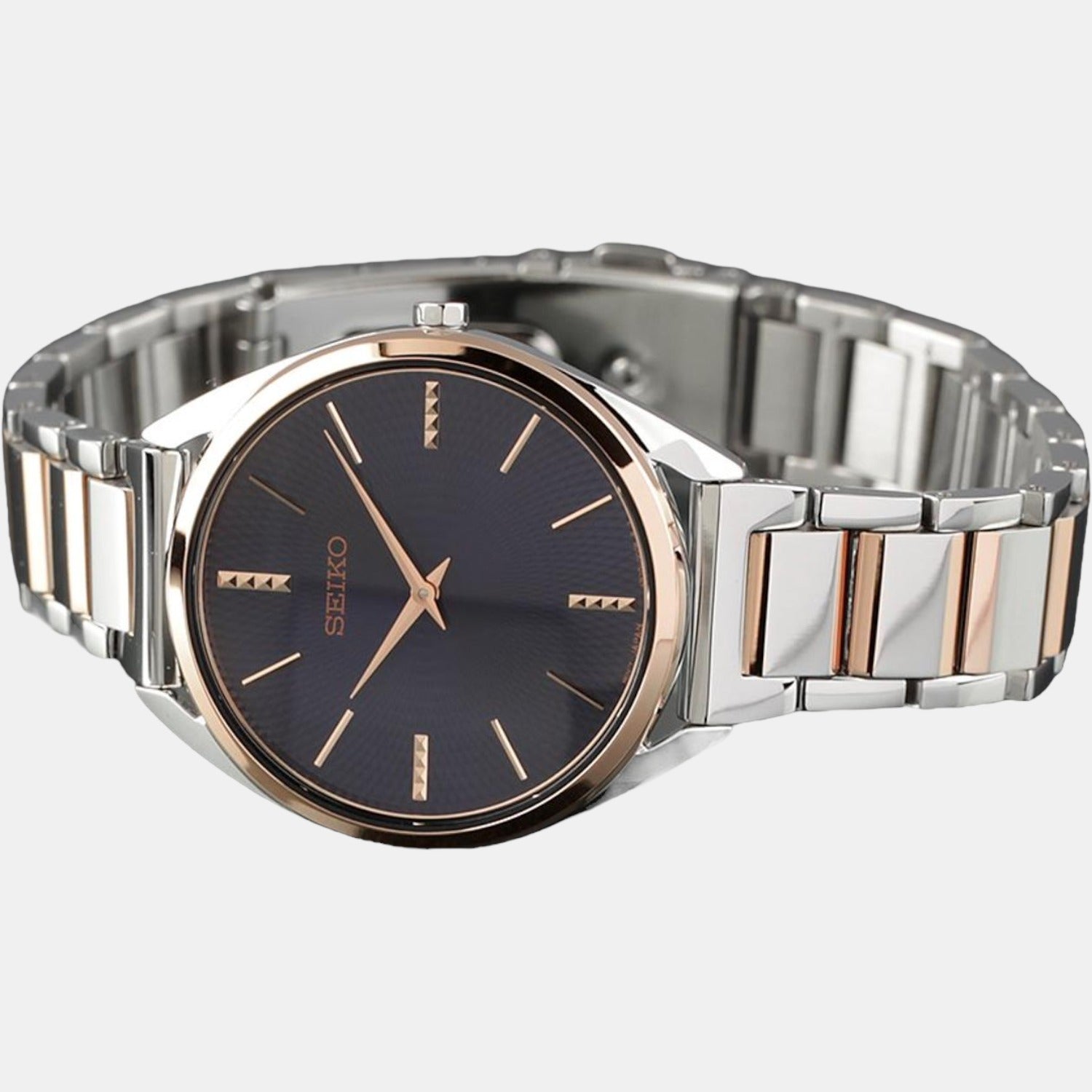 Seiko Women Round Blue watch