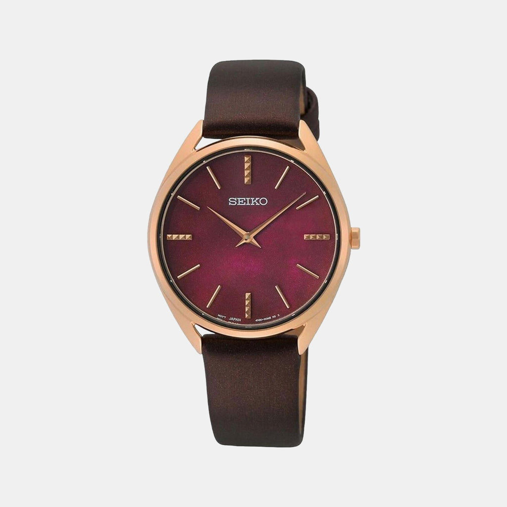Seiko Round Pink Analog watch