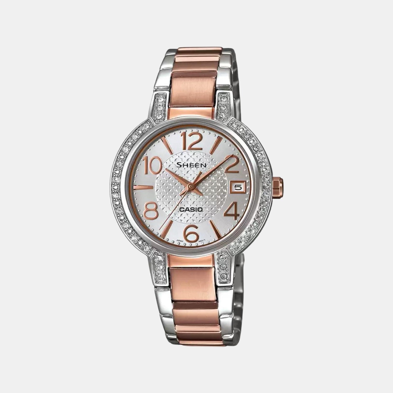 Sheen Female Analog Stainless Steel Watch SX129