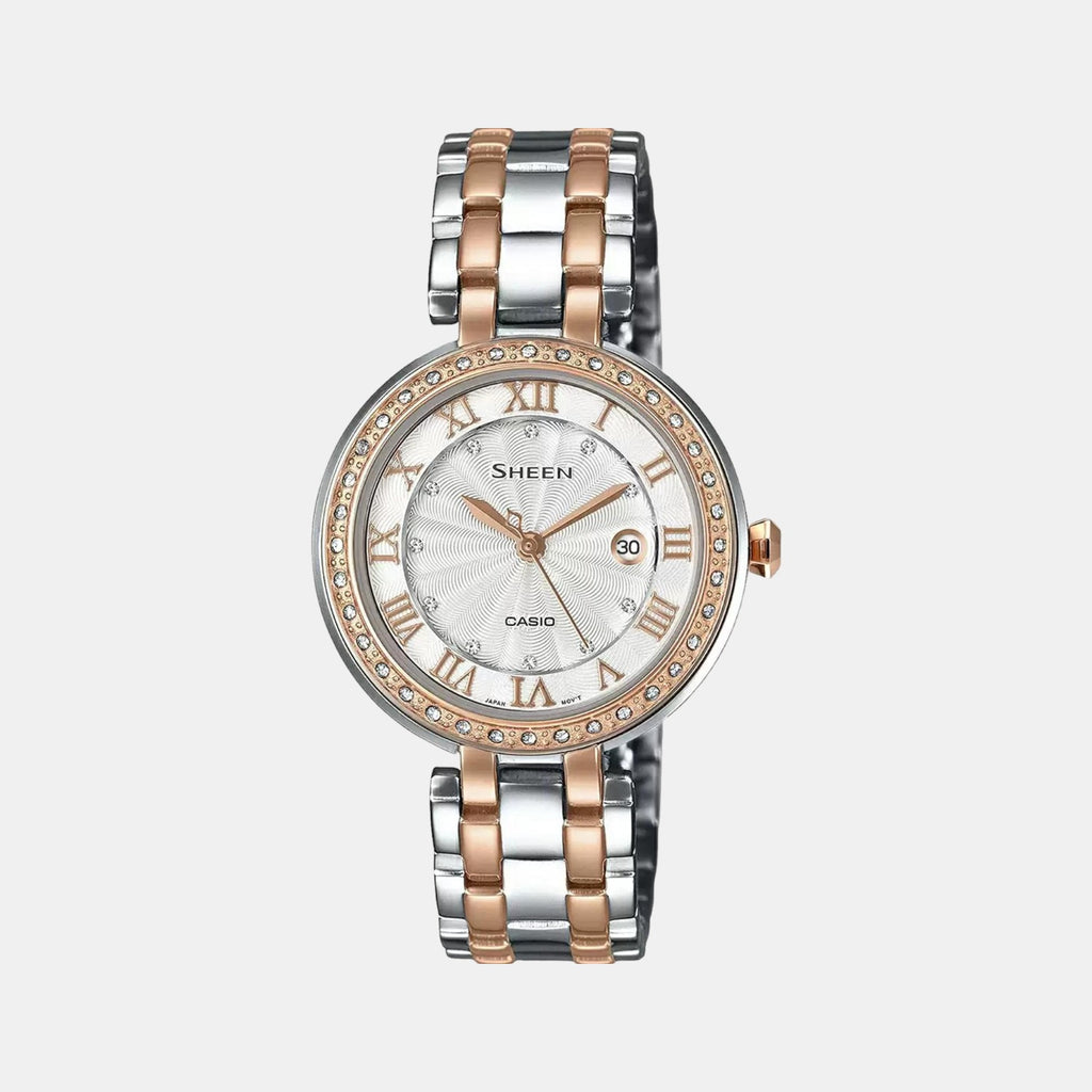 Sheen Female Analog Stainless Steel Watch SX156