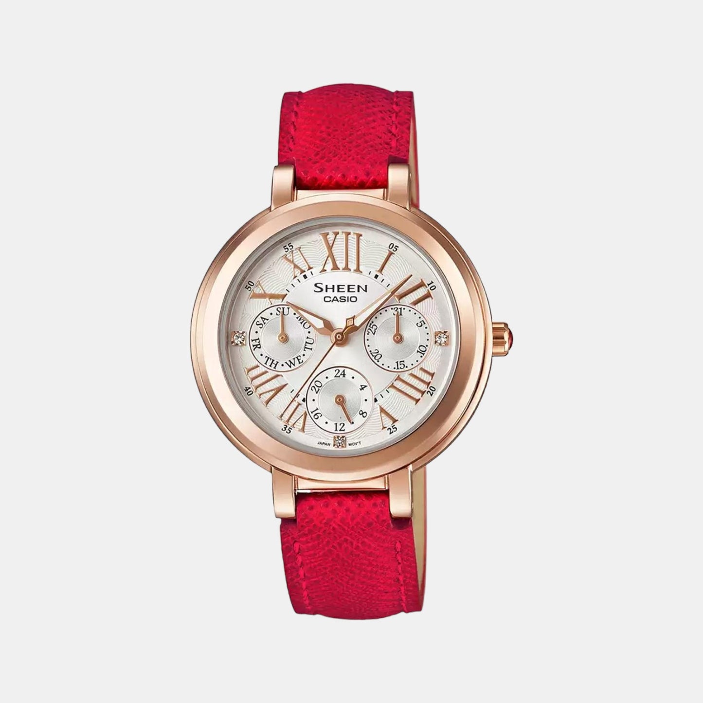 Sheen Female Chronograph Leather Watch SX178