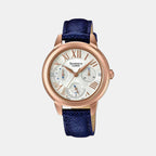 Sheen Female Chronograph Leather Watch SX208