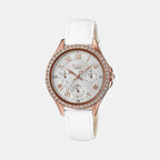 Sheen Female Chronograph Leather Watch SX220