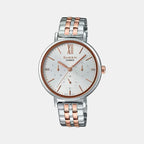 Sheen Female Analog Multifunction Stainless Steel Watch SX233