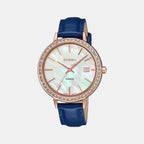 Sheen Female Analog Leather Watch SX245