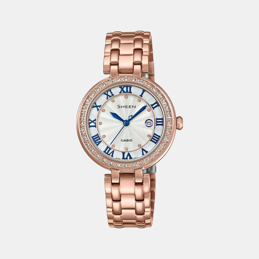 Sheen Female Analog Stainless Steel Watch SX248