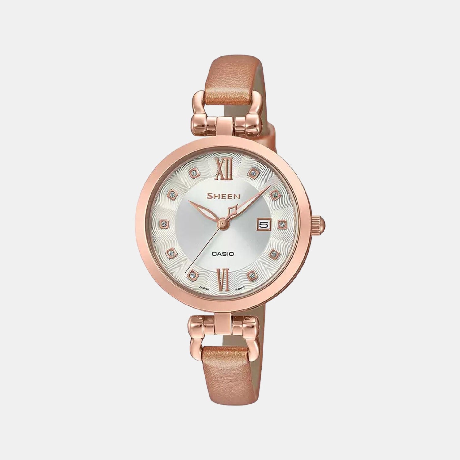 Sheen Female Analog Leather Watch SX259