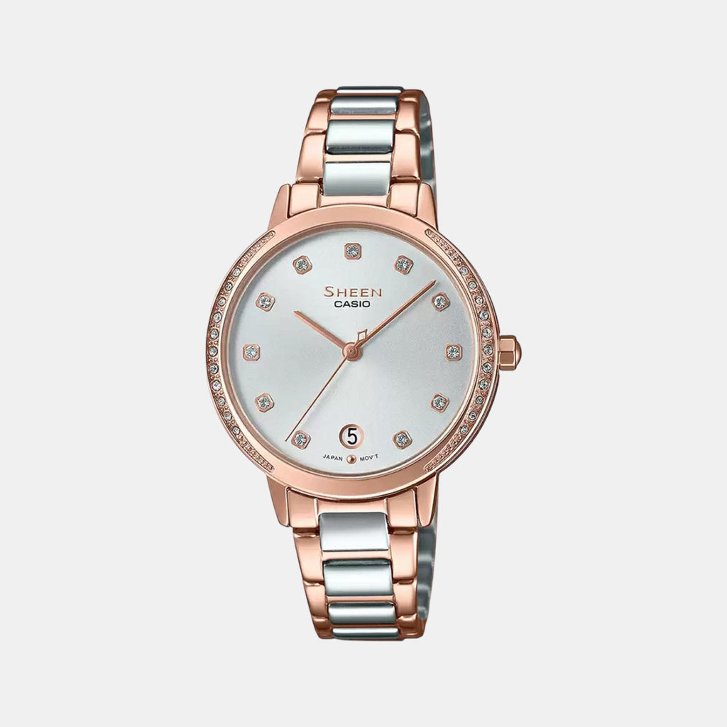 Sheen Female Analog Stainless Steel Watch SX272