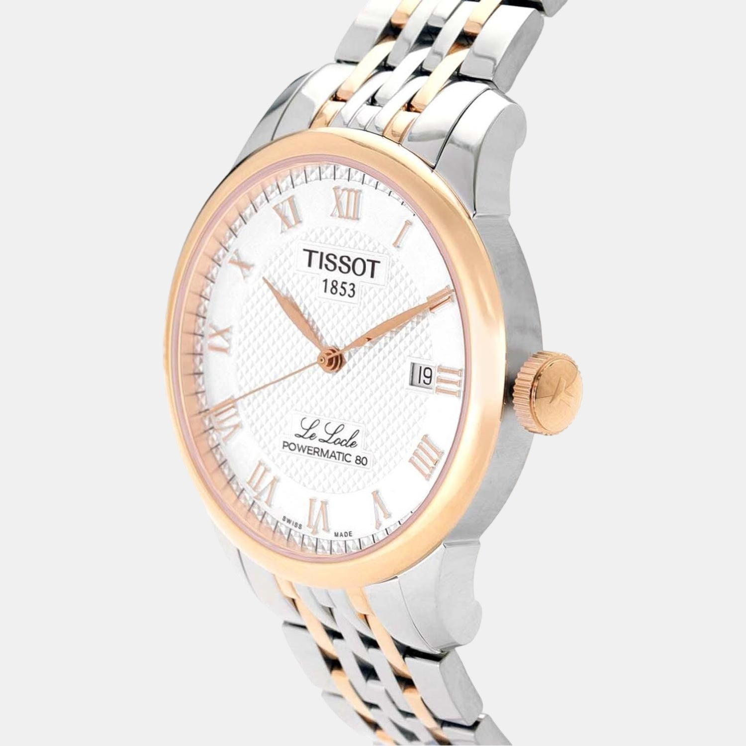 Tissot Men Round Silver watch