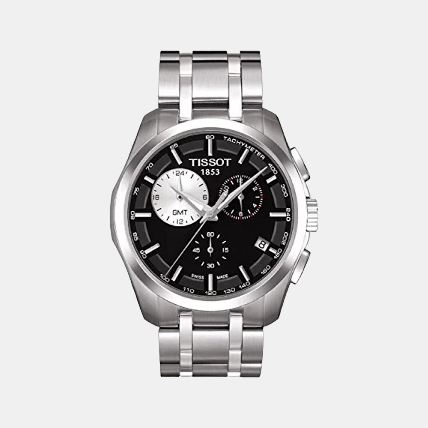 Tissot Round Black Chronograph watch