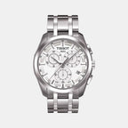 Tissot Round Silver Chronograph watch