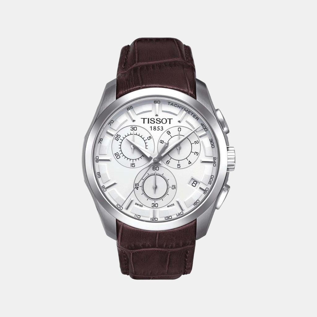 Tissot Round Silver Chronograph watch