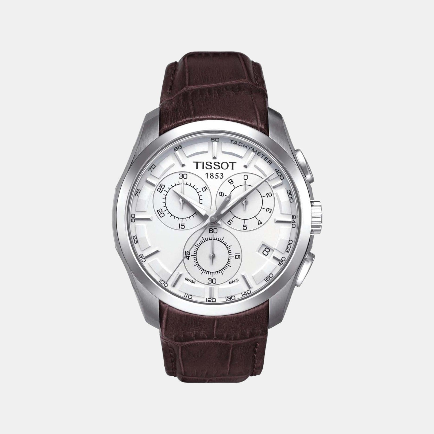 Tissot Round Silver Chronograph watch