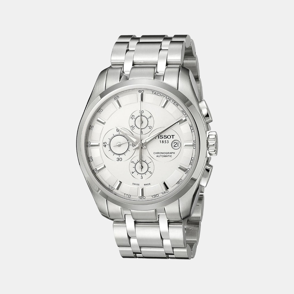 Tissot Round White Chronograph watch