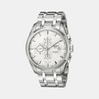 Tissot Round White Chronograph watch
