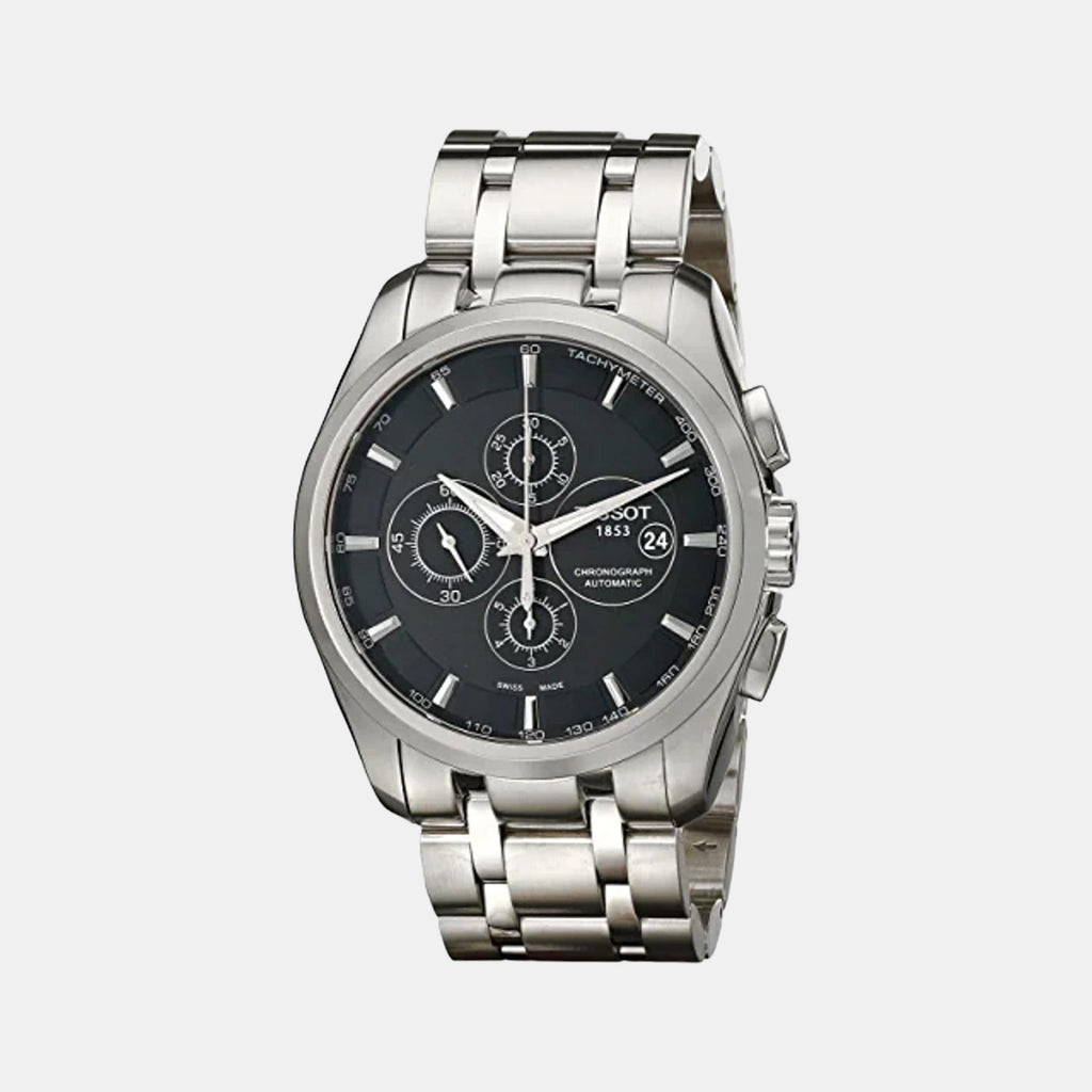 Tissot Round Black Chronograph watch