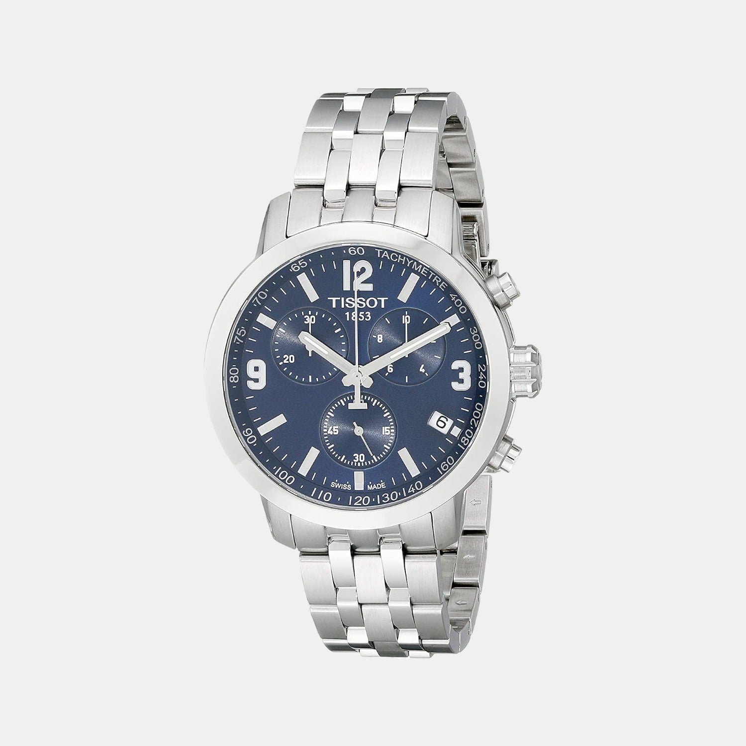 Tissot Round Blue Chronograph watch