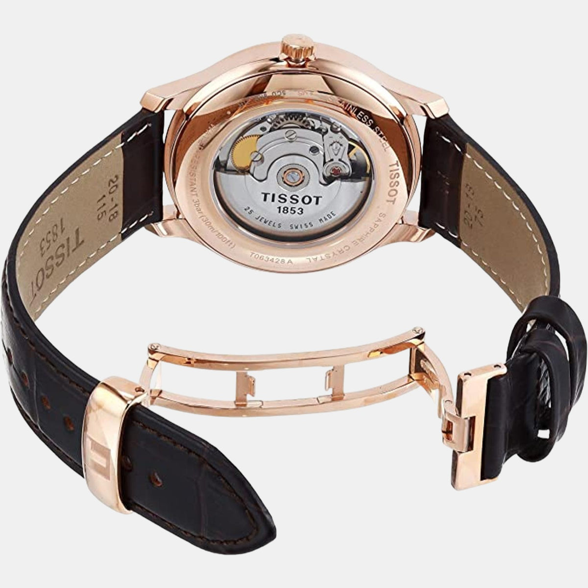 Tissot Men Round Black watch