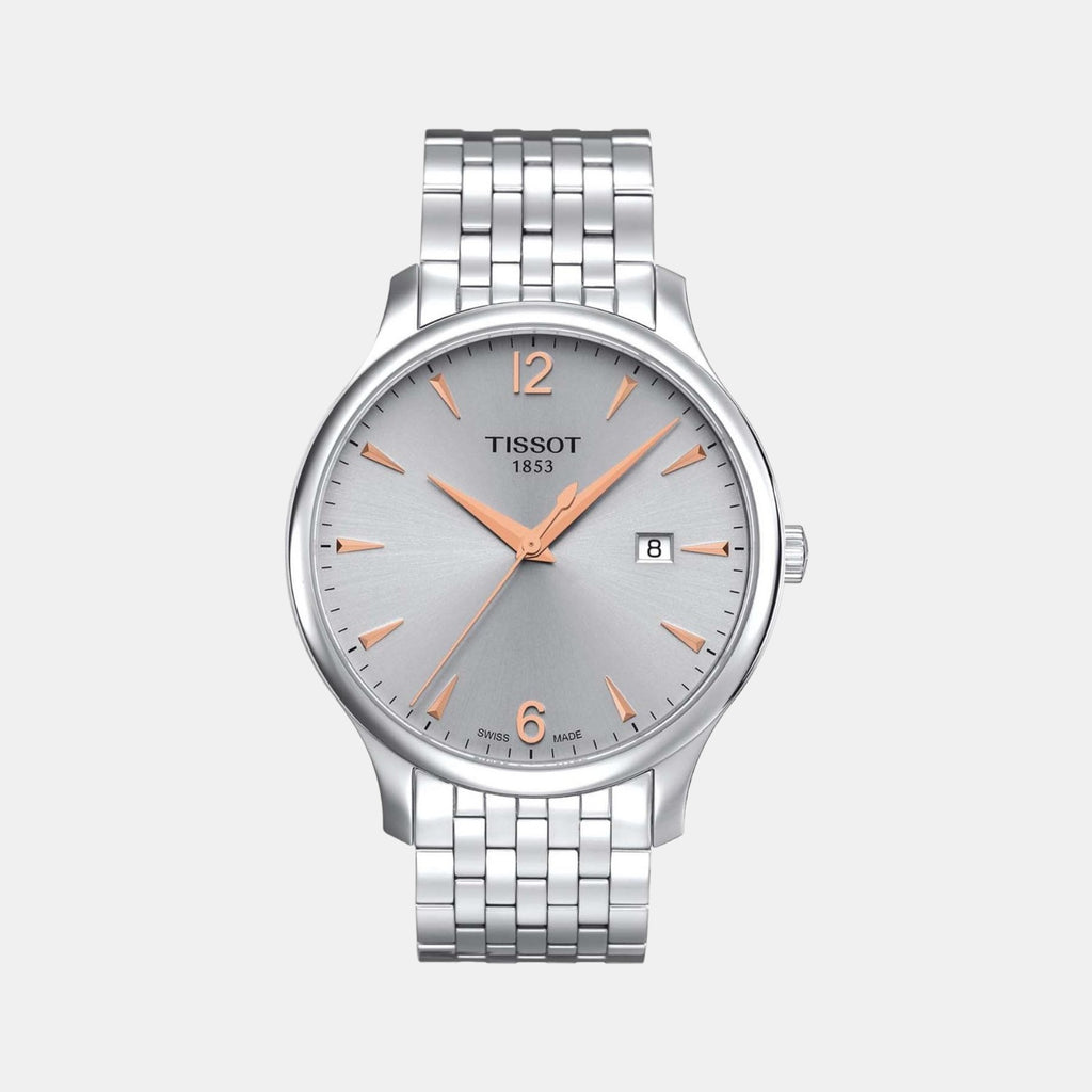 Tissot Round Silver Analog watch