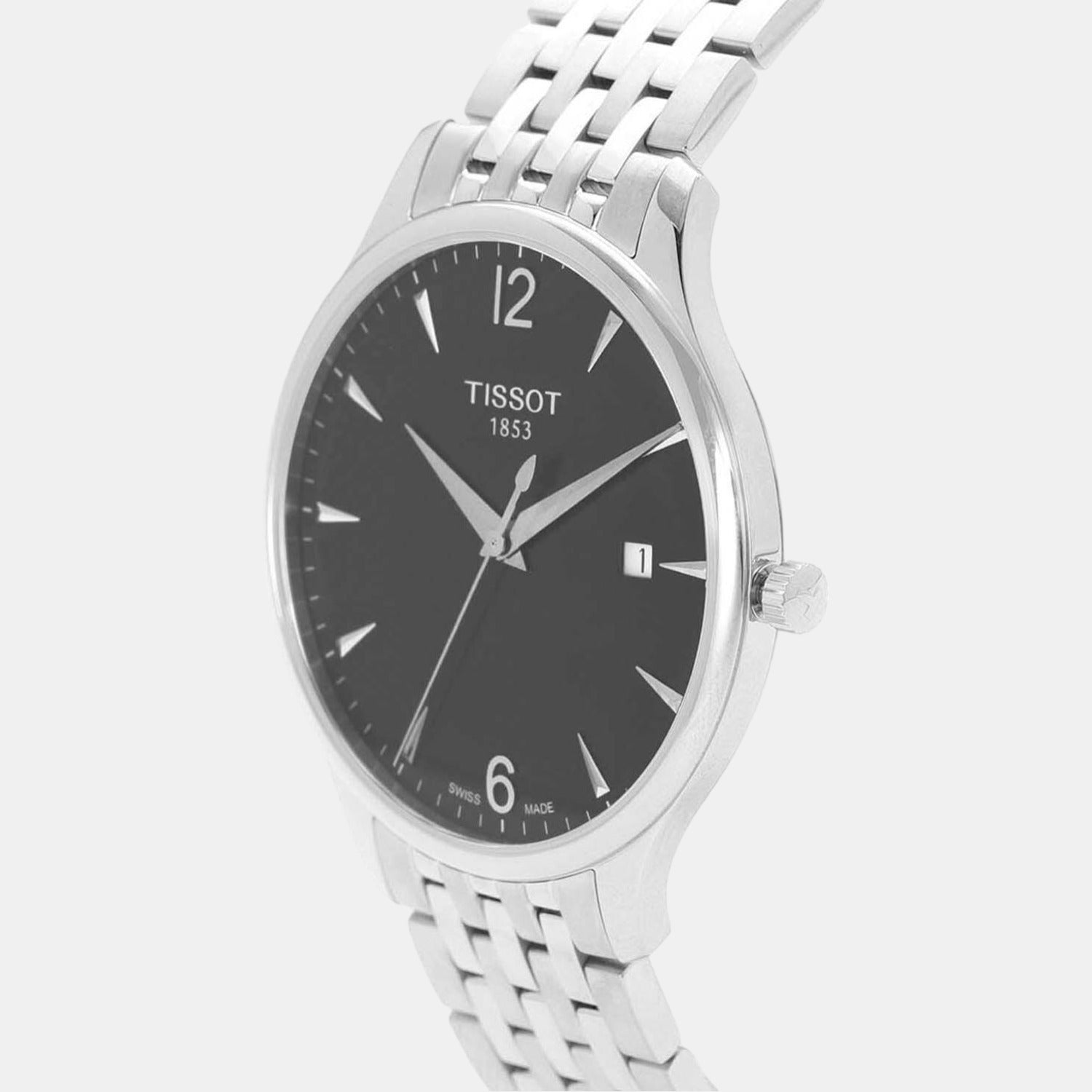 Tissot Men Round Black watch