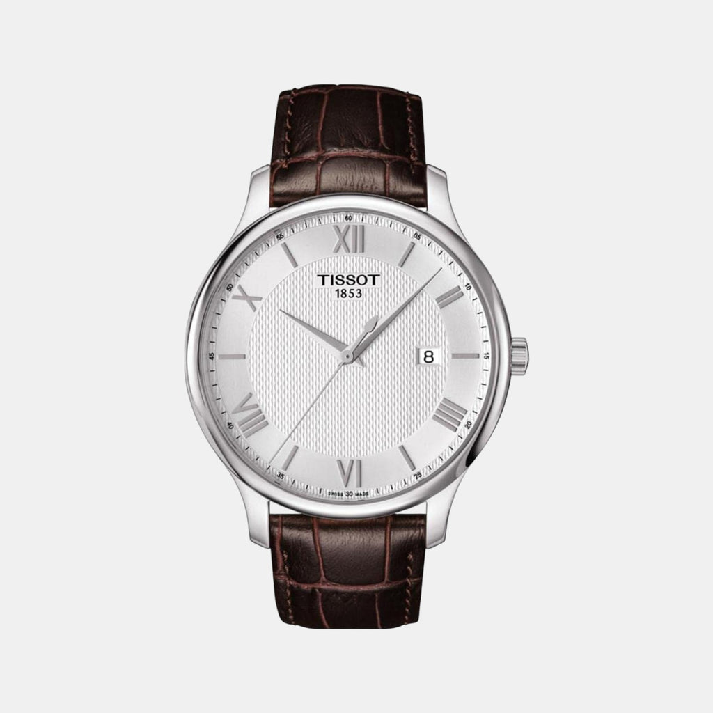 Tissot Round Silver Analog watch