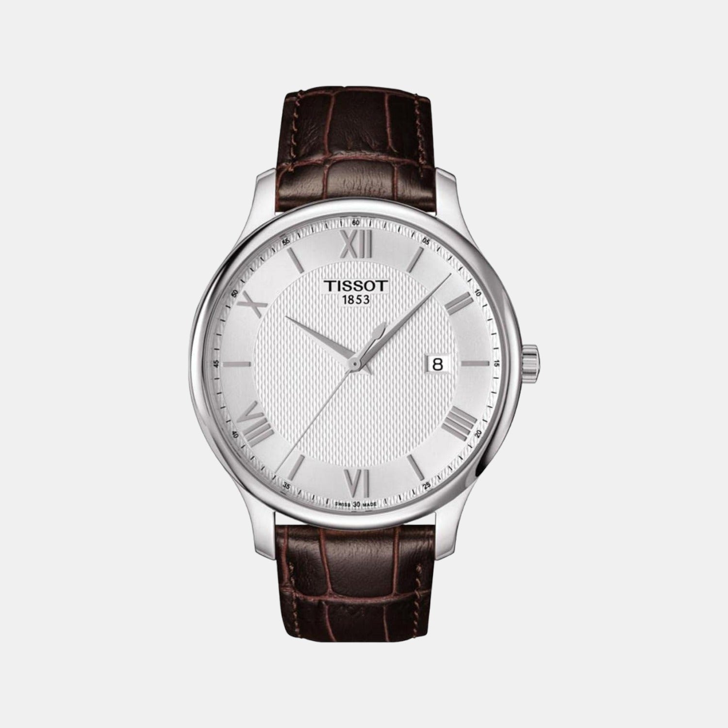 Tissot Round Silver Analog watch
