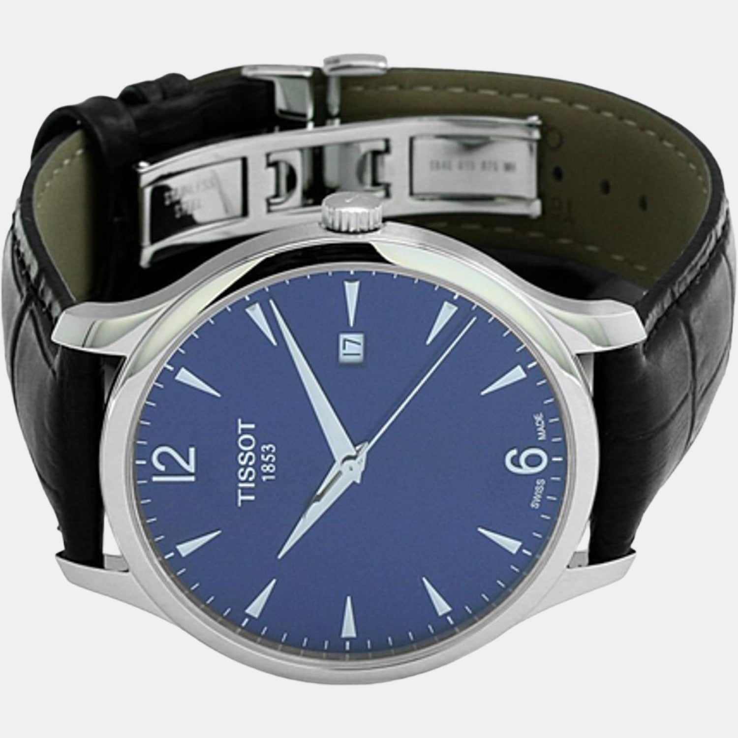 Tissot Leather Blue watch