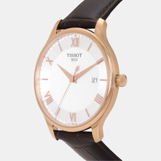 Tissot Men Round Silver watch