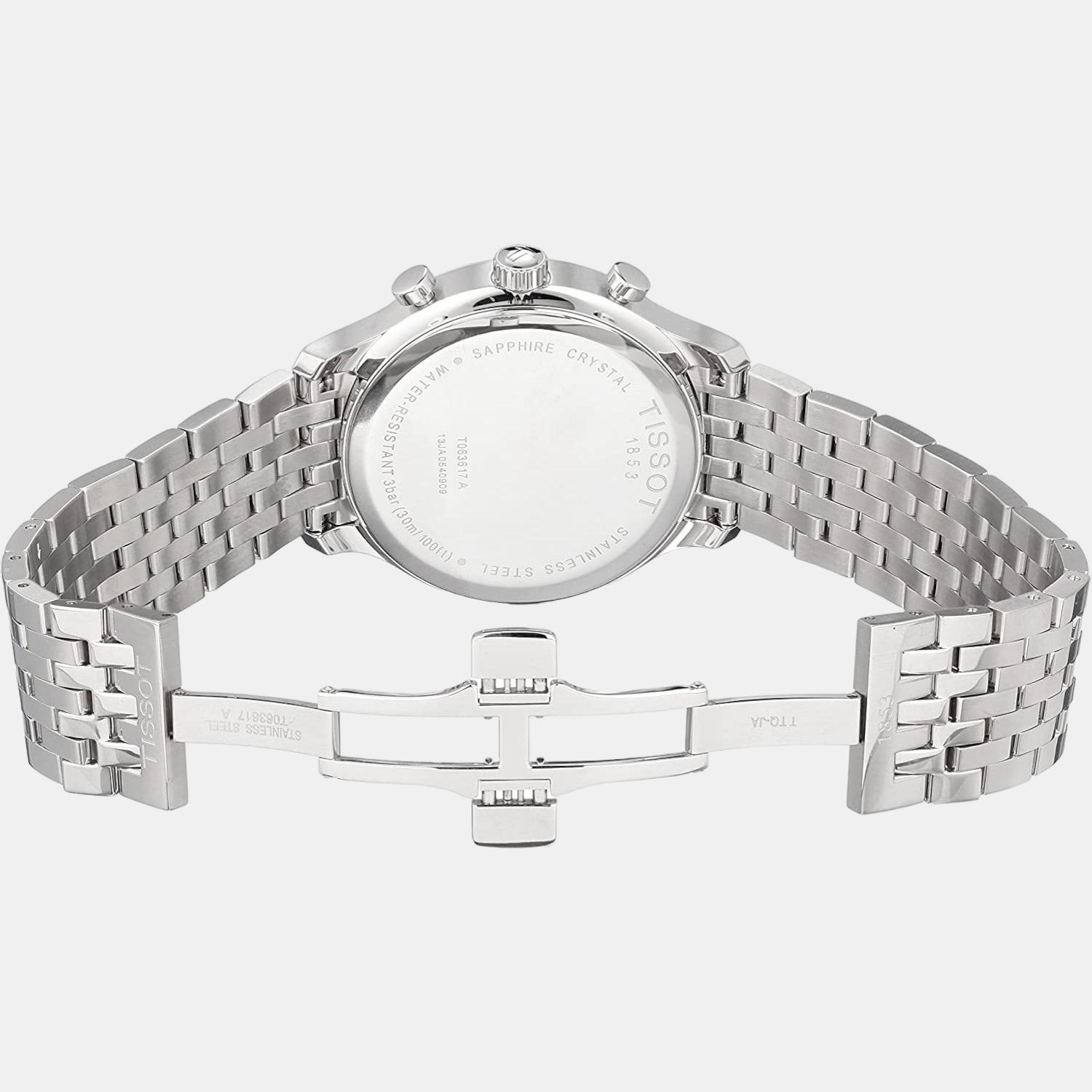 Tissot 42 mm Silver Quartz watch