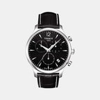 Tissot Round Black Chronograph watch