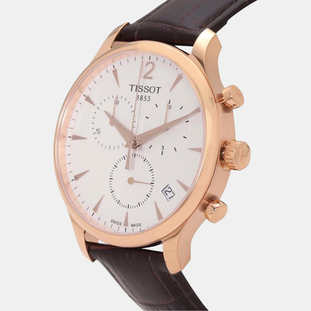 Tissot Men Round White watch