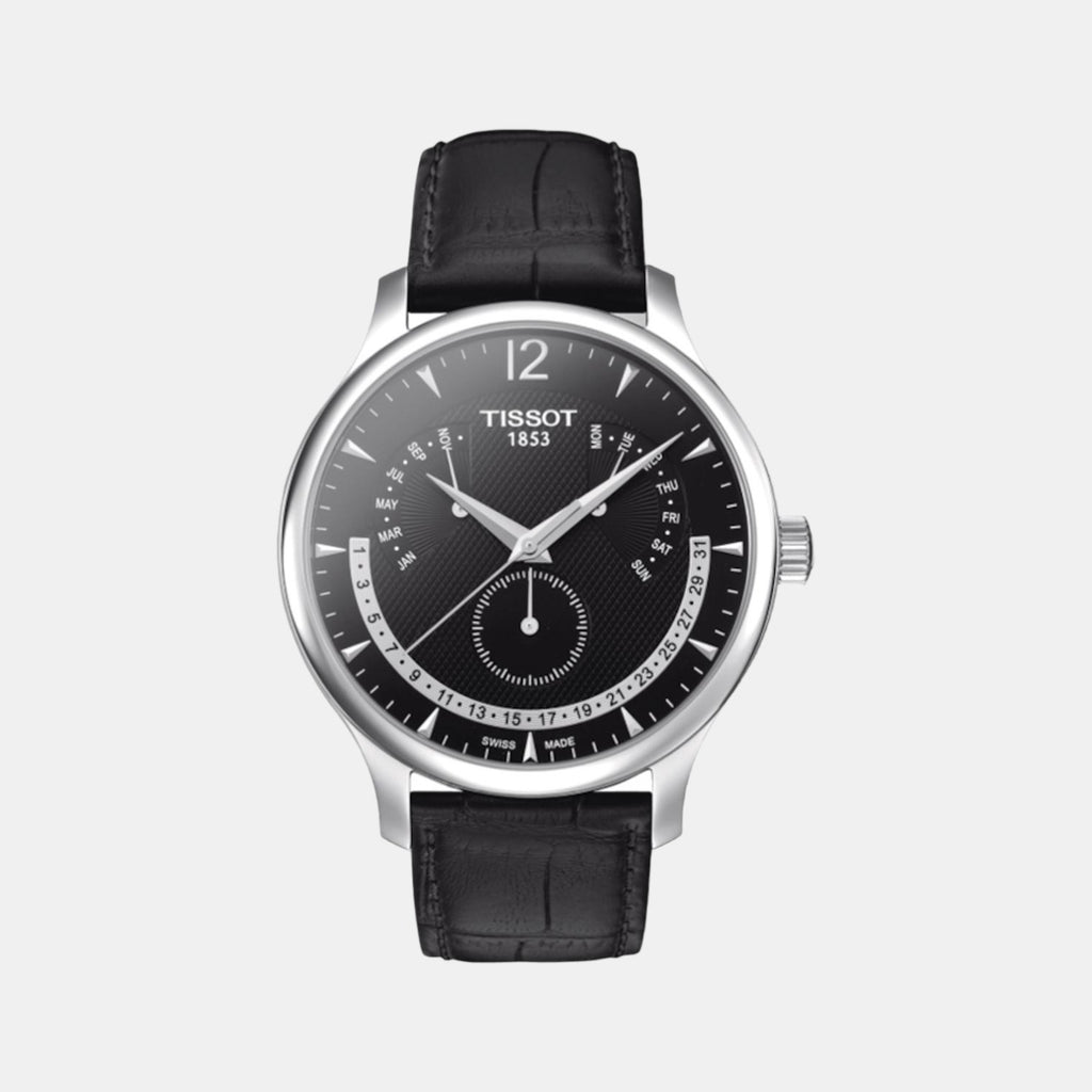 Tissot Round Black Chronograph watch