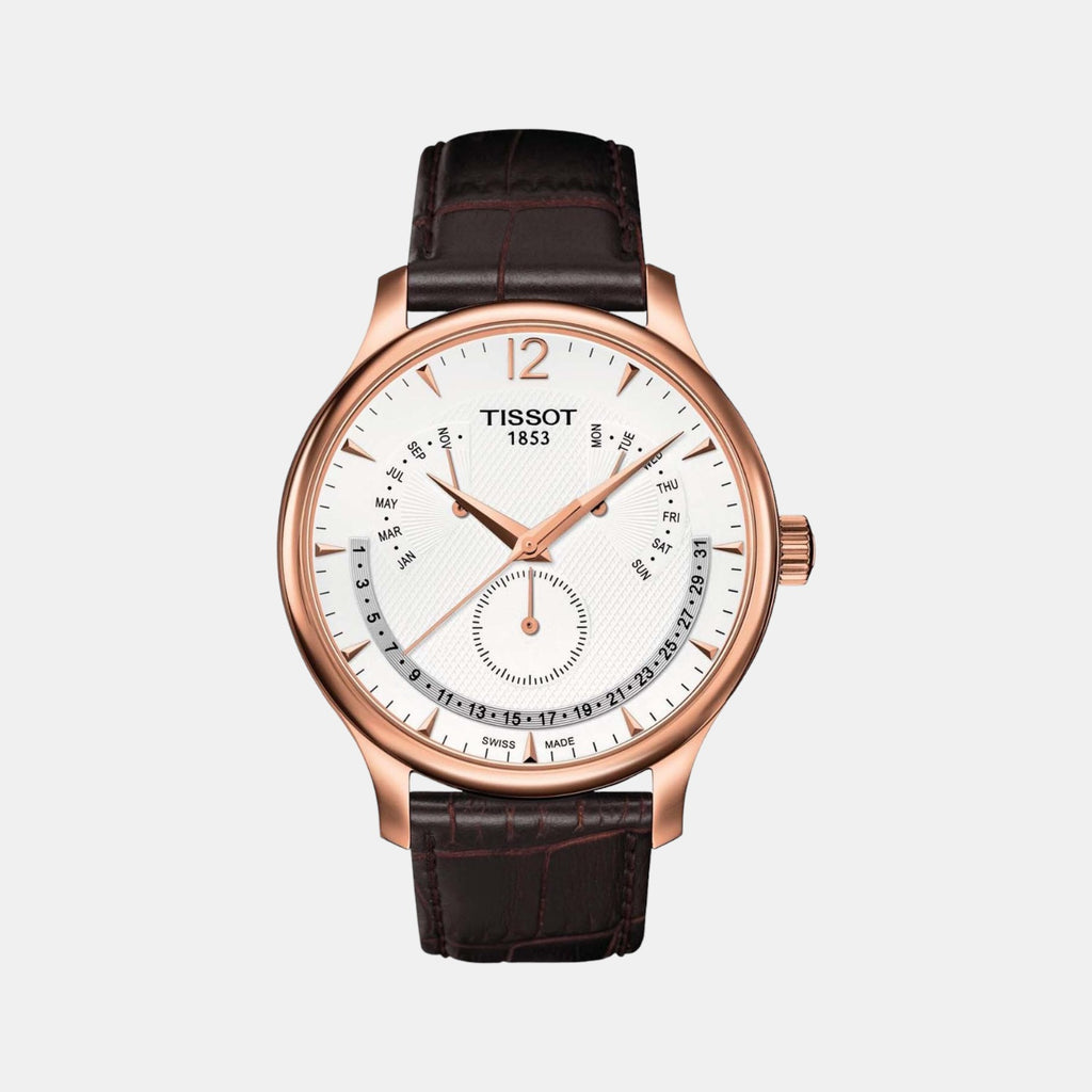 Tissot Round Silver Chronograph watch