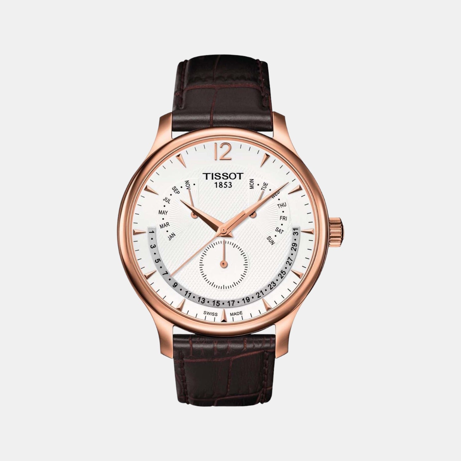 Tissot Round Silver Chronograph watch