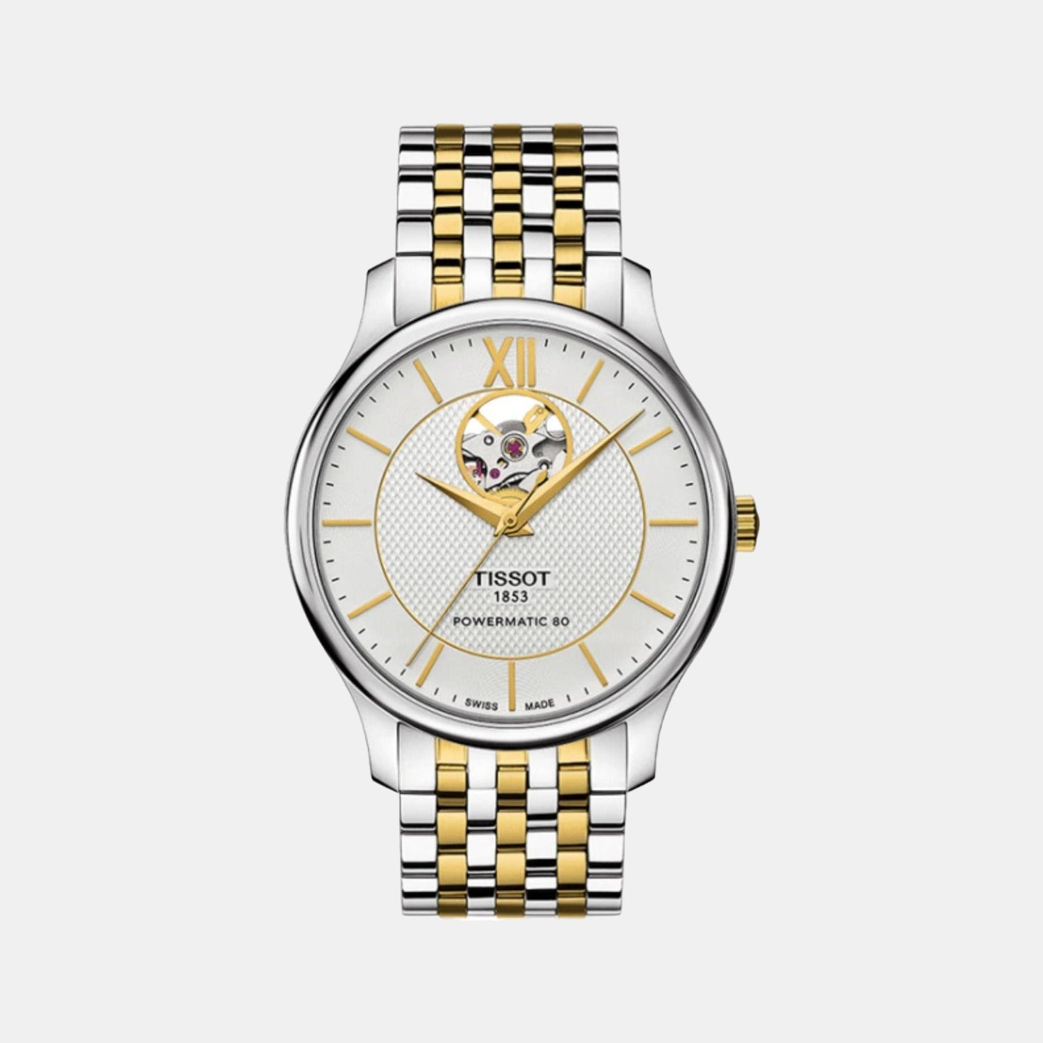 Tissot Ladies Mother of Pearl Dial Yellow Gold Tone Stainless Steel Br –  ELI ADAMS JEWELERS