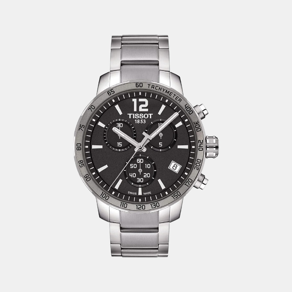 Tissot Round Black Chronograph watch