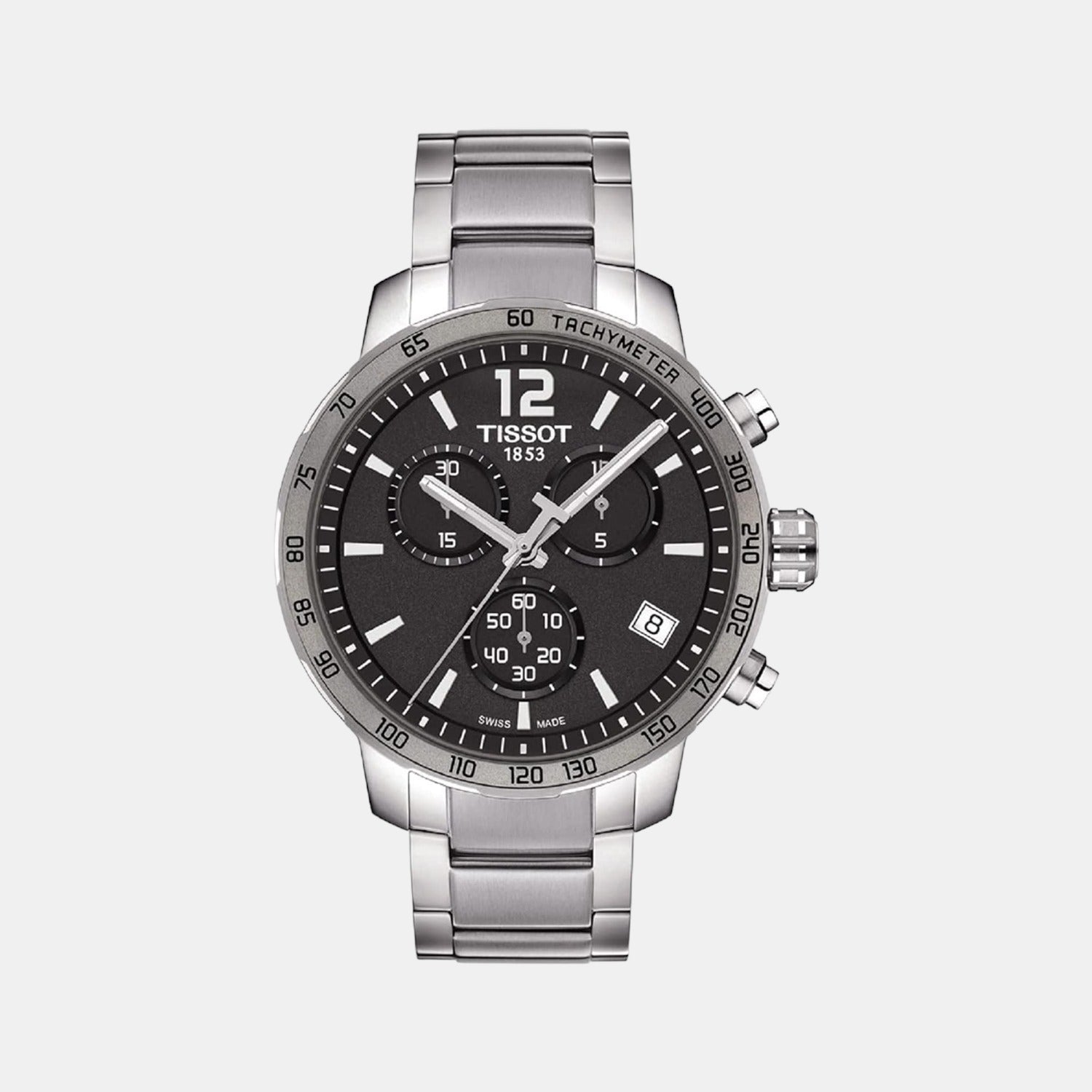 Tissot Round Black Chronograph watch