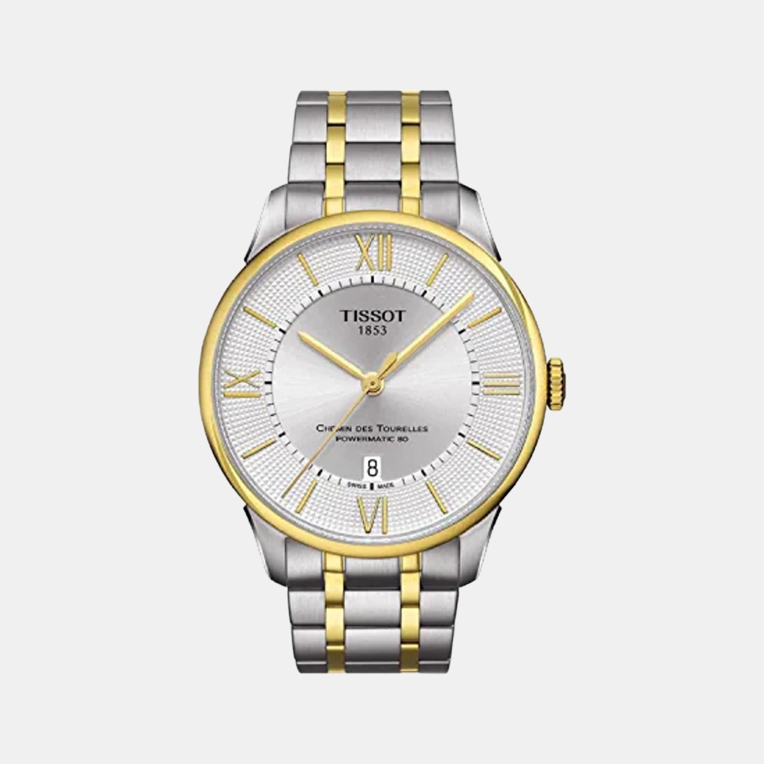 Tissot Round Silver Analog watch